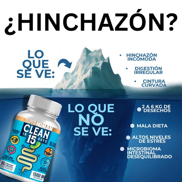 LIMPIEZA COMPLETA ESTOMACAL EN 15 DÍAS DETOX CLEAN15™ ⭐⭐⭐⭐⭐