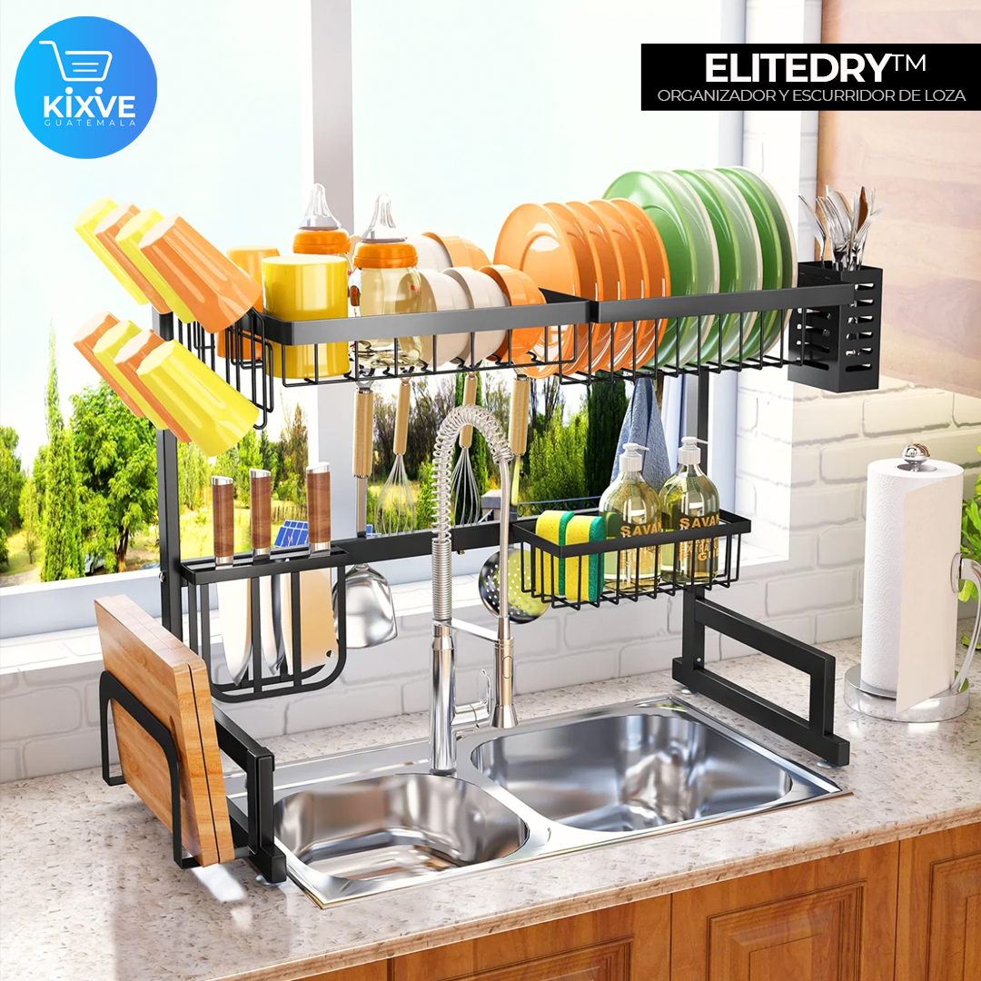 ESCURRIDOR DE PLATOS MULTIFUNCIONAL 85 CM ELITEDRY™ ⭐⭐⭐⭐⭐